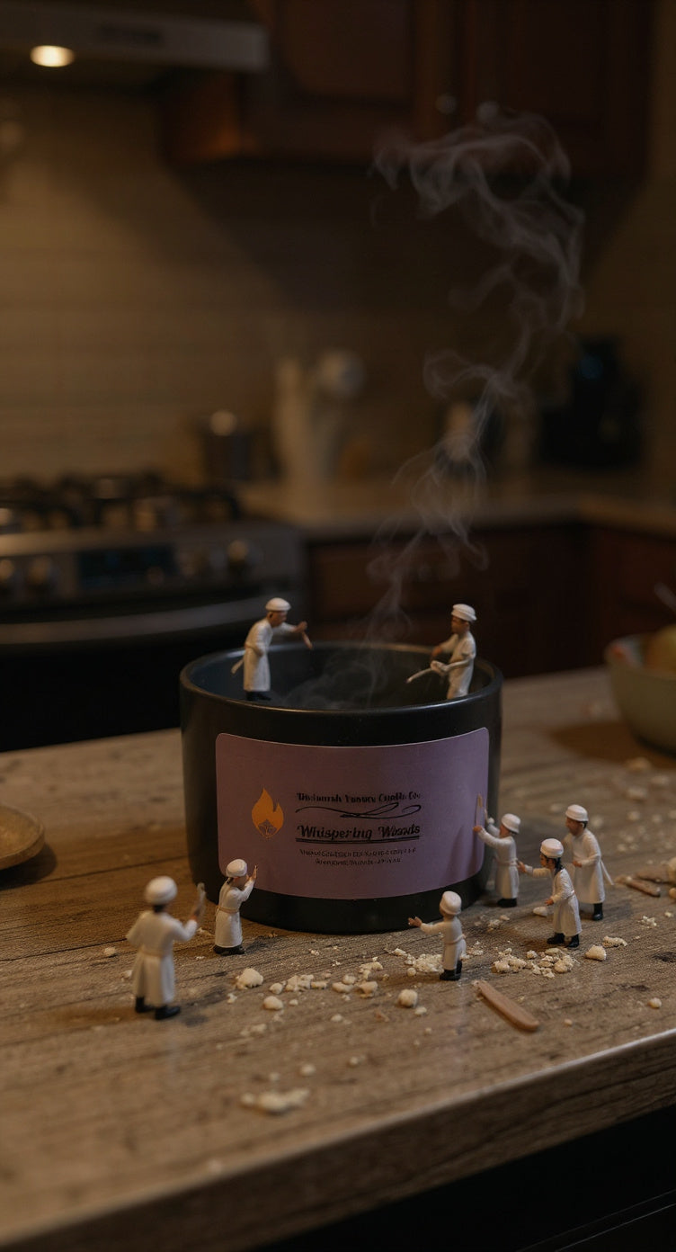 Divinorah Luxury Candle Co. Whispering Woods Scented Candle, Black Matte Glass Jar, Virgin Coconut Soy Blend, 4 oz, Fall Collection, Natural Fragrance