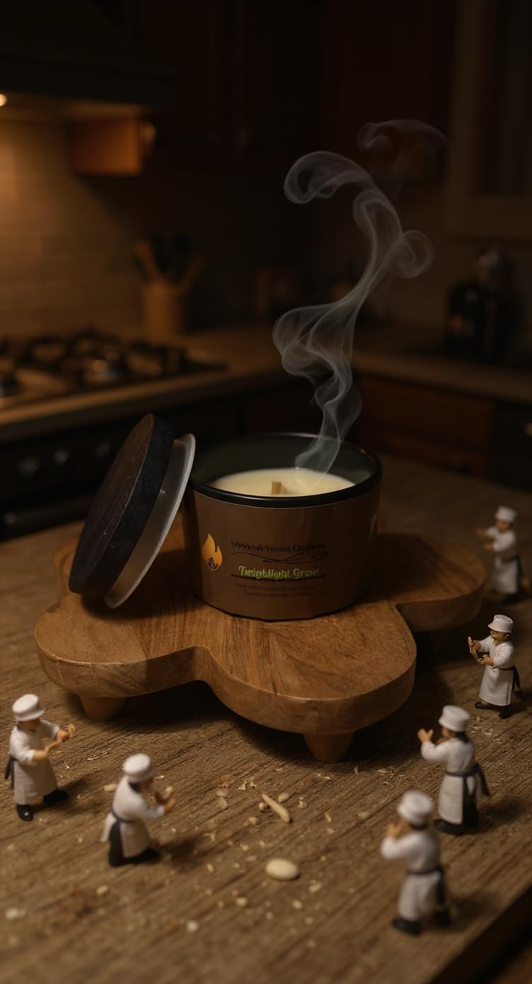 Divinorah Luxury Candle Co. Twighlight Grove Scented Candle, Black Matte Jar, Coconut Soy Blend, 4 oz, Fall Collection, Red Currant and Pomegranate