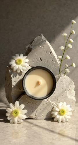 Divinorah Luxury Candle Co. Twighlight Grove Scented Candle, Black Matte Jar, Coconut Soy Blend, 8 oz, Fall Collection, Red Currant and Pomegranate